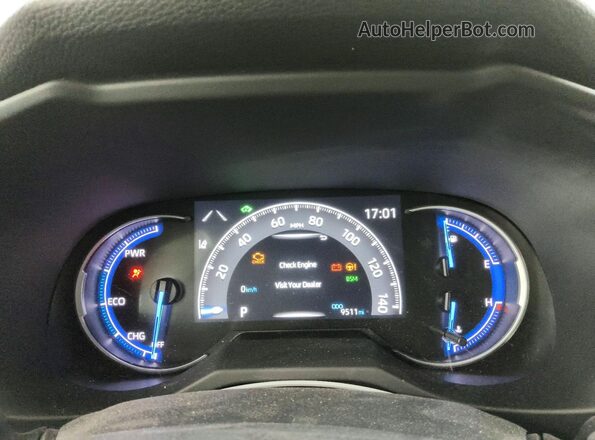JTMMWRFV4SD318996 2025 TOYOTA RAV4 Silver Vista del cuadro de instrumentos