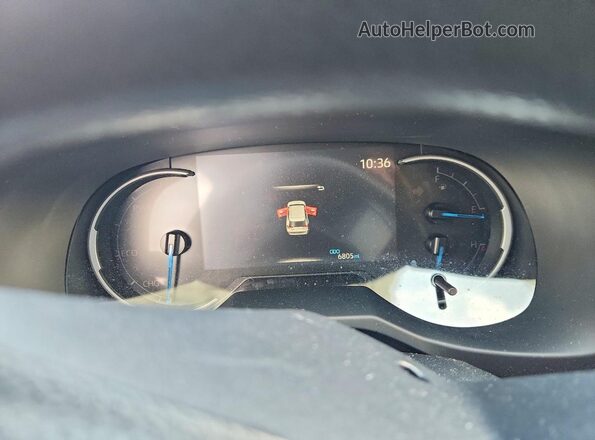 JTMMWRFV6SD322273 2025 TOYOTA RAV4 Black Instrument cluster view