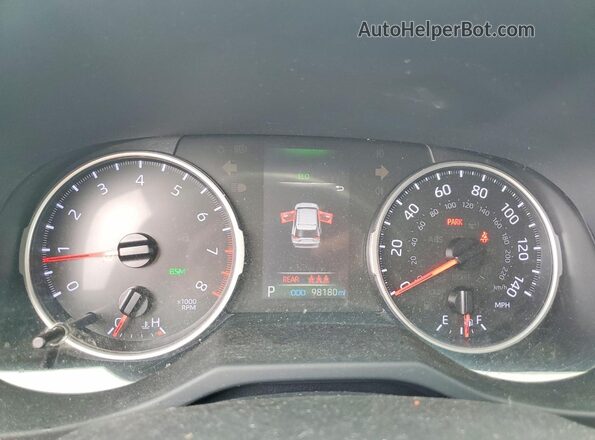 JTMP1RFV0LJ027815 2020 TOYOTA RAV4 Gray Vista del cuadro de instrumentos