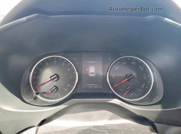 JTMP1RFV3KJ005743 2019 TOYOTA RAV4 Gray ხელსაწყოთა პანელის ხედი