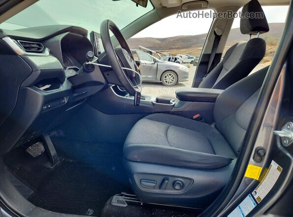 JTMP1RFV7KD027727 2019 TOYOTA RAV4 Gray Front interior view