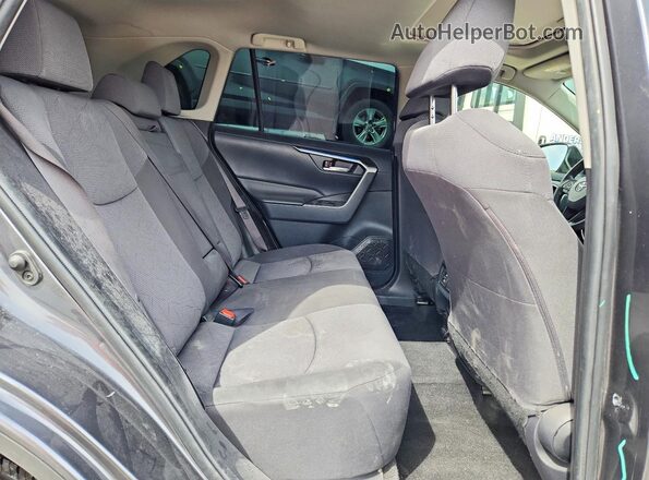 JTMP1RFV7KD027727 2019 TOYOTA RAV4 Gray Rear seats view