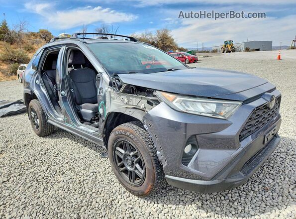 JTMP1RFV7KD027727 2019 TOYOTA RAV4 Gray Front right
