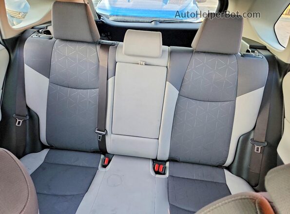 JTMP1RFVXKD522231 2019 TOYOTA RAV4 White უკანა სავარძლების ხედი
