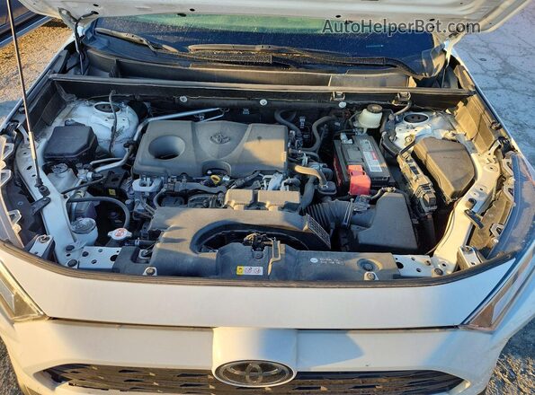 JTMP1RFVXKD522231 2019 TOYOTA RAV4 White ძრავის განყოფილების ხედი