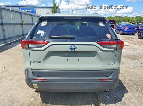 JTMR6RFV4MD508483 2021 TOYOTA RAV4 Green უკანა ხედი