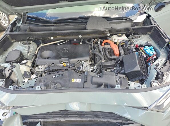 JTMR6RFV4MD508483 2021 TOYOTA RAV4 Green ძრავის განყოფილების ხედი
