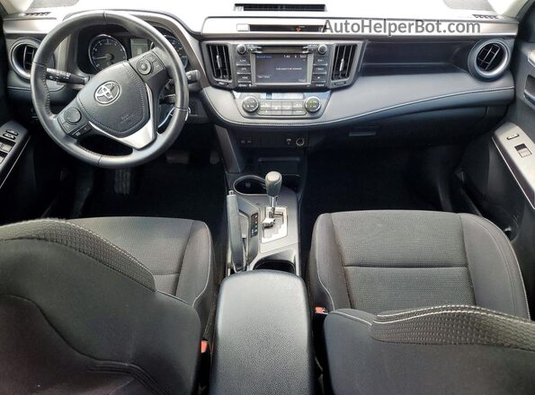 JTMRFREV0GJ054465 2016 TOYOTA RAV4 Красный Вид панели приборов