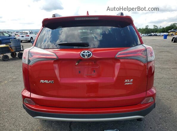 JTMRFREV0GJ054465 2016 TOYOTA RAV4 Красный Вид сзади