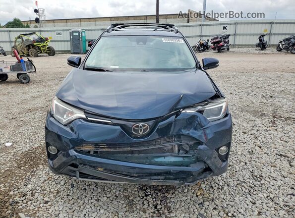 JTMRFREV3HJ161995 2017 TOYOTA RAV4 Blue Front view