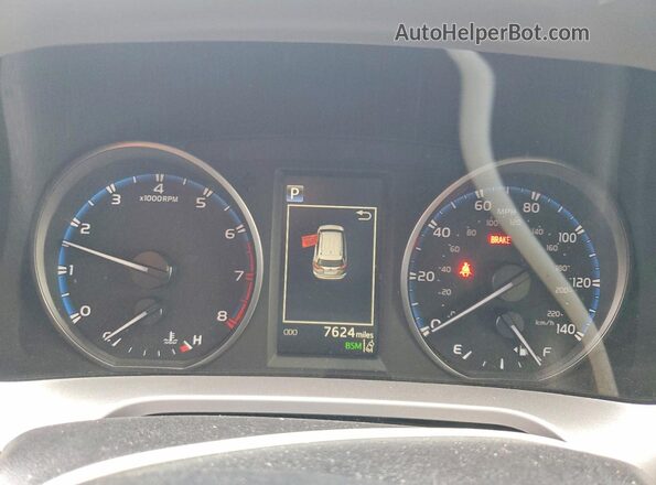 JTMRFREV5JJ742078 2018 TOYOTA RAV4 Gray Вид щитка приладів