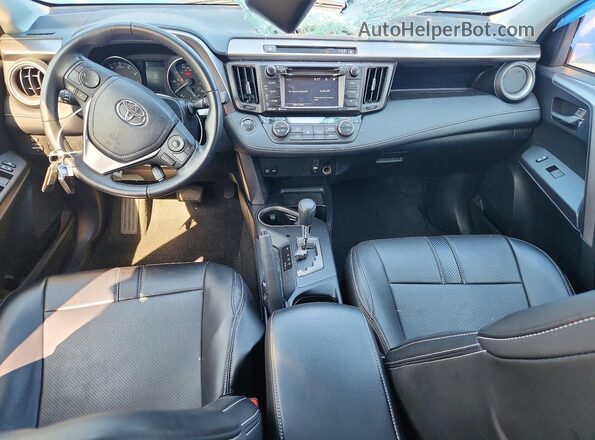JTMRFREV5JJ742078 2018 TOYOTA RAV4 Gray Вид панелі приладів