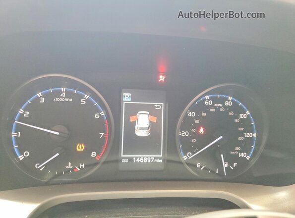 JTMRFREV6HJ707348 2017 TOYOTA RAV4 Угольный Вид щитка приборов