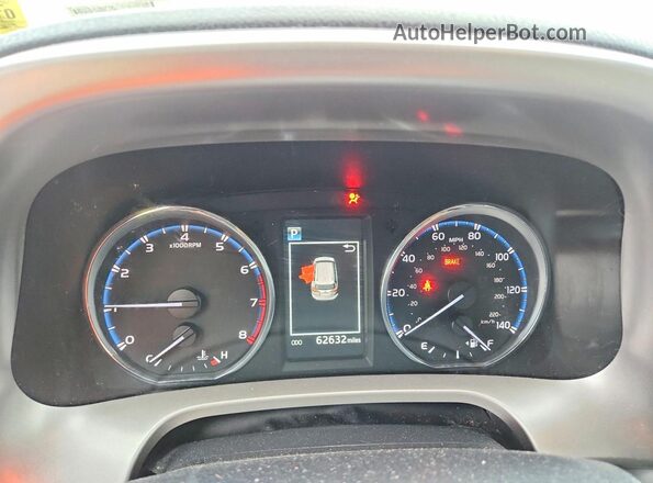 JTMRFREV7GD197105 2016 TOYOTA RAV4 Белый Вид щитка приборов