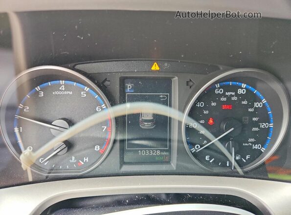 JTMRFREV8HD201390 2017 TOYOTA RAV4 White Vista del cuadro de instrumentos