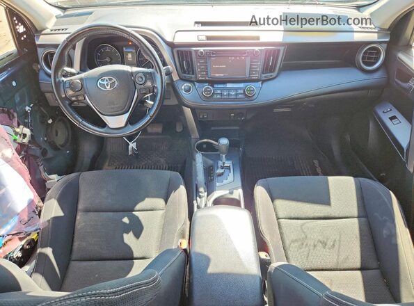 JTMRFREVXJJ212446 2018 TOYOTA RAV4 Blue Widok deski rozdzielczej