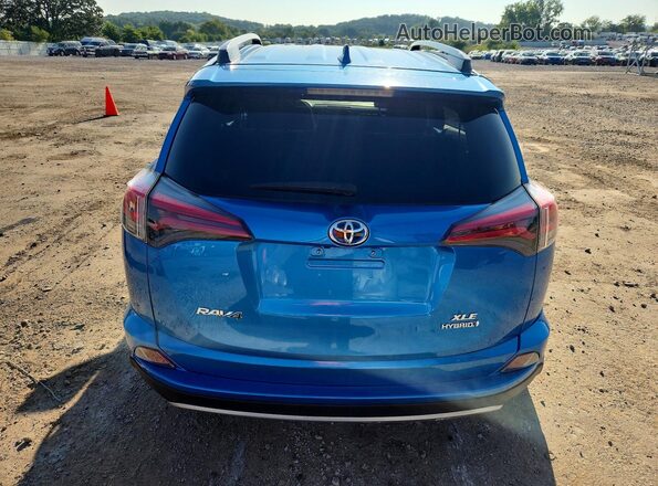 JTMRJREV3JD245320 2018 TOYOTA RAV4 Blue Widok z tyłu
