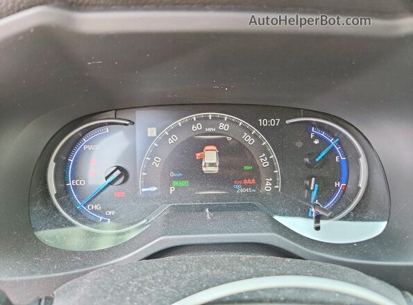 JTMRWRFV1SD591528 2025 TOYOTA RAV4 Серебряный Вид щитка приборов
