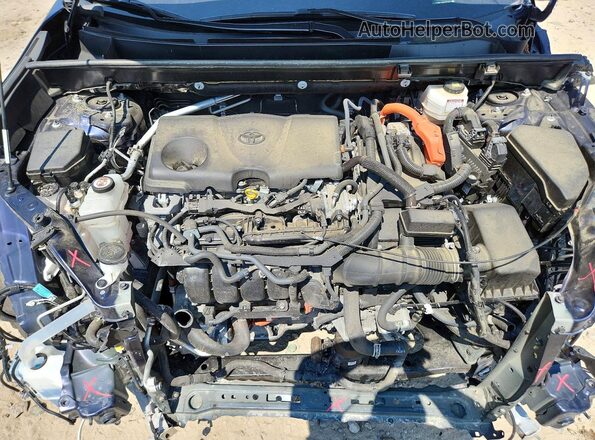 JTMRWRFV3SD299301 2025 TOYOTA RAV4 Blue Vista del compartimento del motor