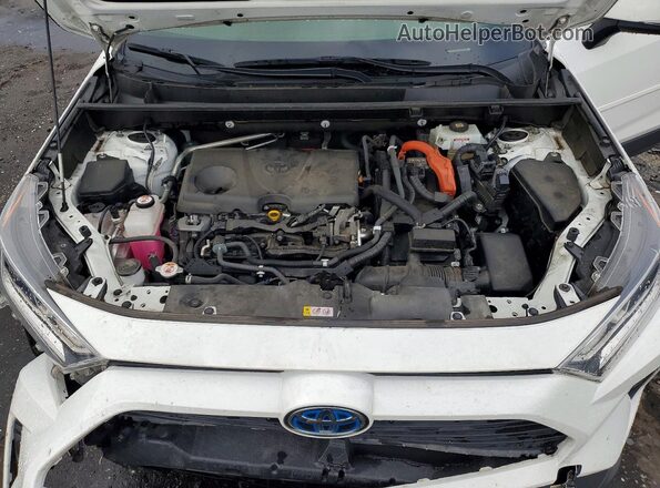 JTMRWRFV5MD120808 2021 TOYOTA RAV4 White Vista del compartimento del motor