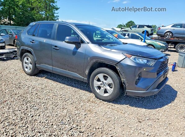 JTMW1RFV1KD506933 2019 TOYOTA RAV4 Серый Передняя правая четверть