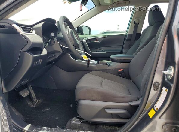 JTMW1RFV3KD032676 2019 TOYOTA RAV4 Gray წინა სალონის ხედი