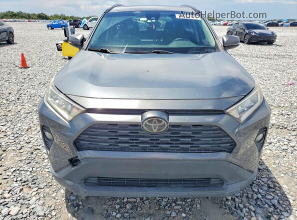 JTMW1RFV3KD032676 2019 TOYOTA RAV4 Gray წინა ხედი