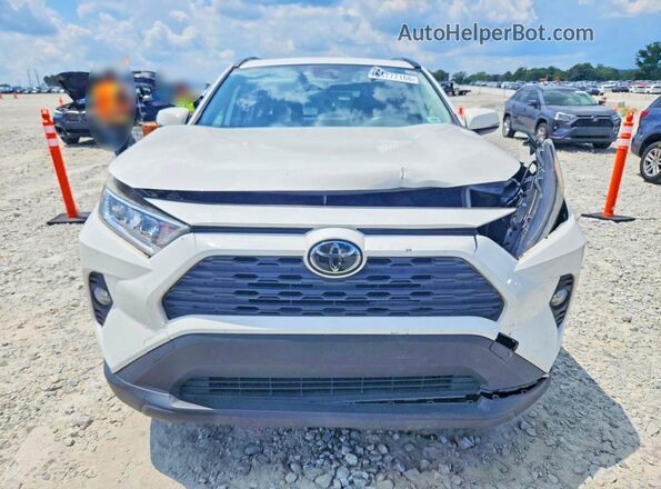 JTMW1RFV6KD017363 2019 TOYOTA RAV White Вид спереду