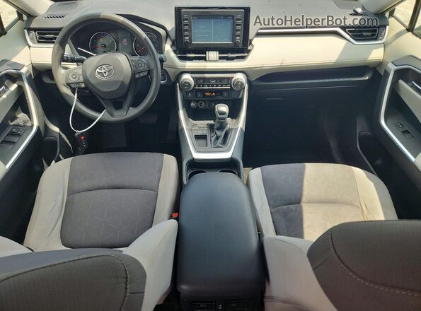 JTMW1RFV6KD017363 2019 TOYOTA RAV White Вид панелі приладів