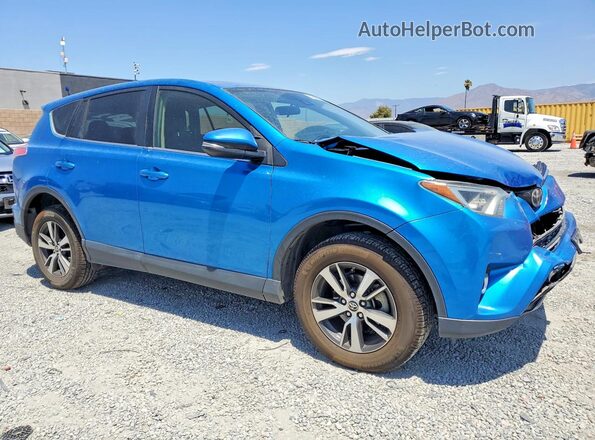 JTMWFREV0JJ193229 2018 TOYOTA RAV4 Blue Передня права чверть