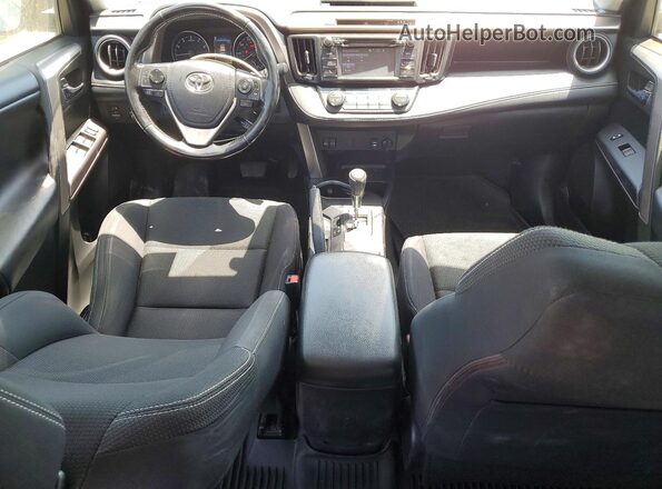 JTMWFREV0JJ193229 2018 TOYOTA RAV4 Blue Вид панелі приладів
