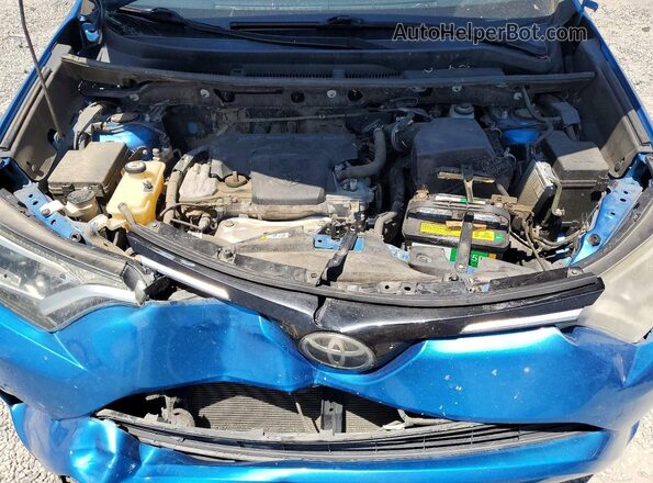 JTMWFREV0JJ193229 2018 TOYOTA RAV4 Blue Вид підкапотного простору