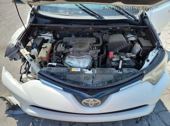 JTMWFREV6JJ150286 2018 TOYOTA RAV4 White Vista del compartimento del motor