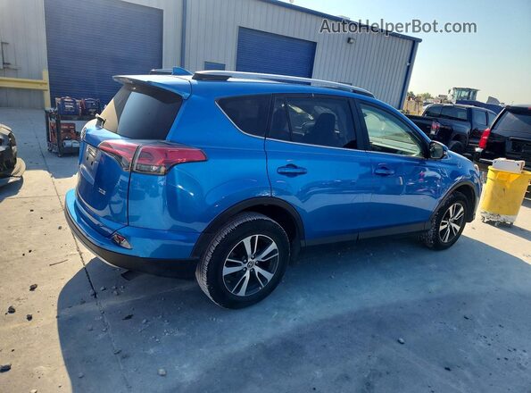 JTMWFREV6JJ724367 2018 TOYOTA RAV4 Синий Задняя правая четверть