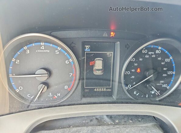 JTMWFREV6JJ724367 2018 TOYOTA RAV4 Синий Вид щитка приборов