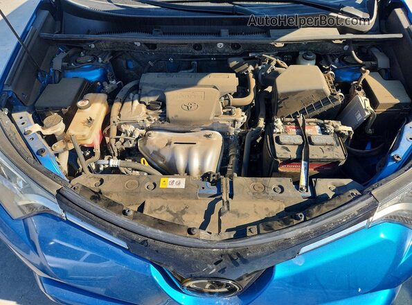 JTMWFREV6JJ724367 2018 TOYOTA RAV4 Синий Вид подкапотного пространства