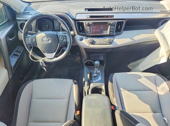 JTMWFREV6JJ724367 2018 TOYOTA RAV4 Синий Вид панели приборов
