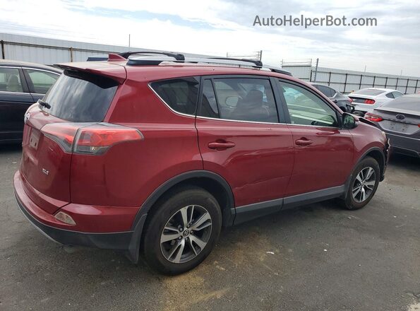 JTMWFREV7JD121765 2018 TOYOTA RAV4 Red Հետևի աջ