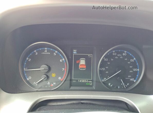 JTMWFREV9HJ142693 2017 TOYOTA RAV4 Red Instrument cluster view