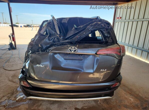 JTMWFREVXJD111389 2018 TOYOTA RAV4 Gray Вид ззаду