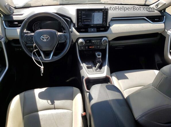 JTMY1RFV7LJ022342 2020 TOYOTA RAV4 Белый Вид панели приборов