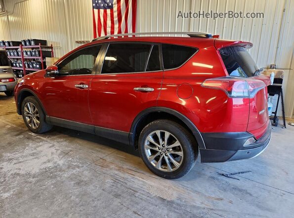 JTMYFREV3GJ070431 2016 TOYOTA RAV4 Red Tył lewy