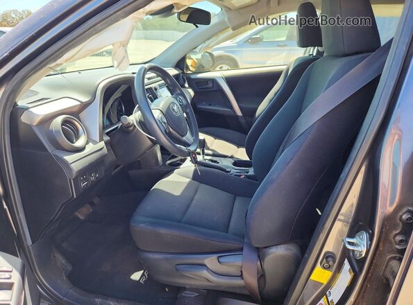 JTMZFREV1HJ103299 2017 TOYOTA RAV4 Серый Вид салона спереди