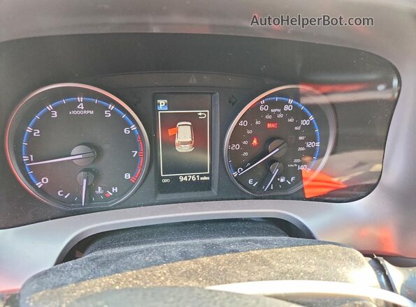 JTMZFREV1JJ185895 2018 TOYOTA RAV4 Gray Սարքավորումների վահանակի տեսք
