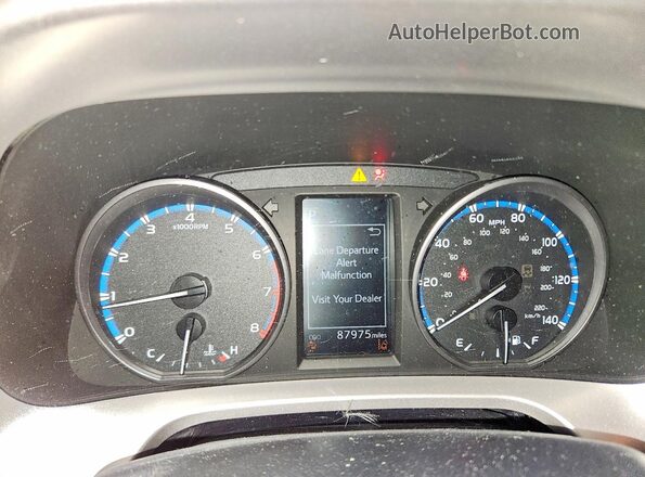 JTMZFREV5HJ136130 2017 TOYOTA RAV4 Gray Սարքավորումների վահանակի տեսք