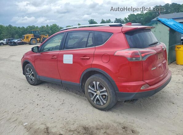 JTMZFREV6GJ082853 2016 TOYOTA RAV4 Red Задня ліва чверть
