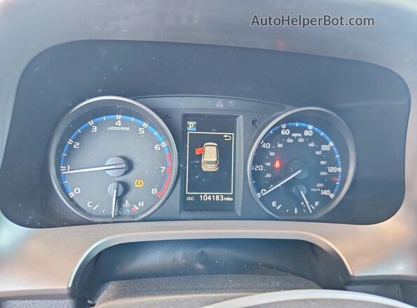 JTMZFREV7JJ732572 2018 TOYOTA RAV4 Белый Вид щитка приборов