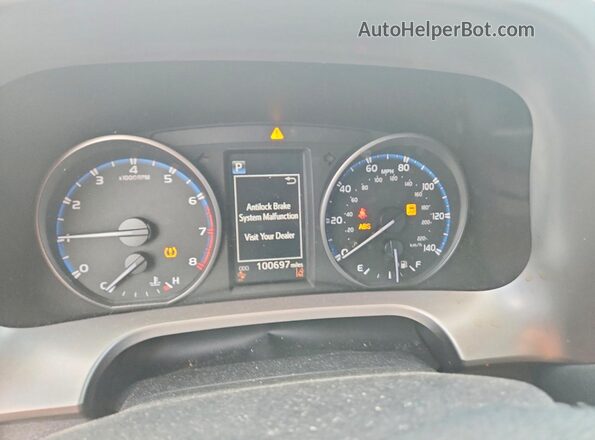 JTMZFREVXJJ160249 2018 TOYOTA RAV4 Gray Instrument cluster view