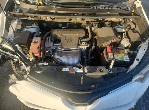 JTMZFREVXJJ750936 2018 TOYOTA RAV4 White Vista del compartimento del motor