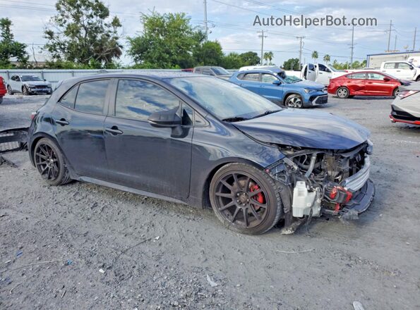 JTNA4MBE6M3113556 2021 TOYOTA COROLLA Черный Передняя правая четверть